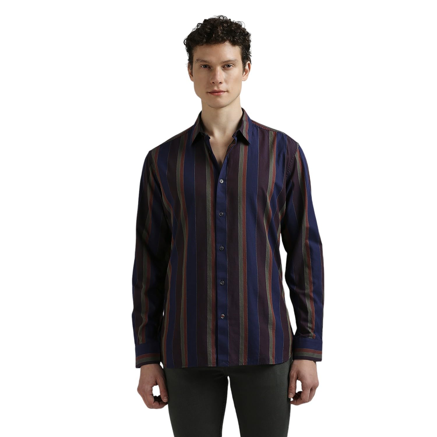 Pepe Jeans MenS Regular Fit Shirt (Pm308931_Navy