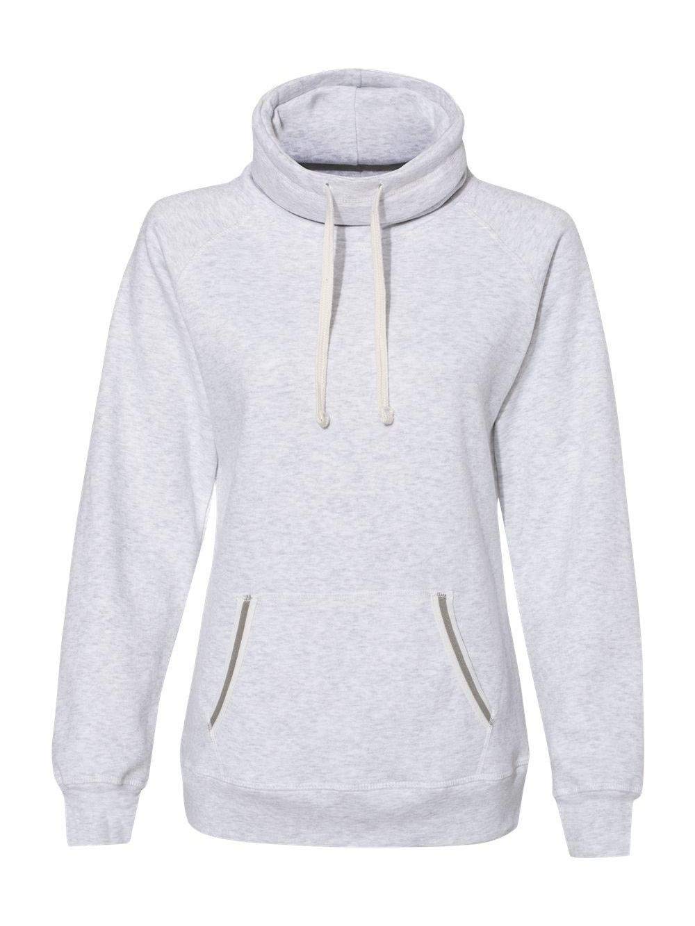 Ladies Relay cowl Neck - ASH - S(D0102H76I52)
