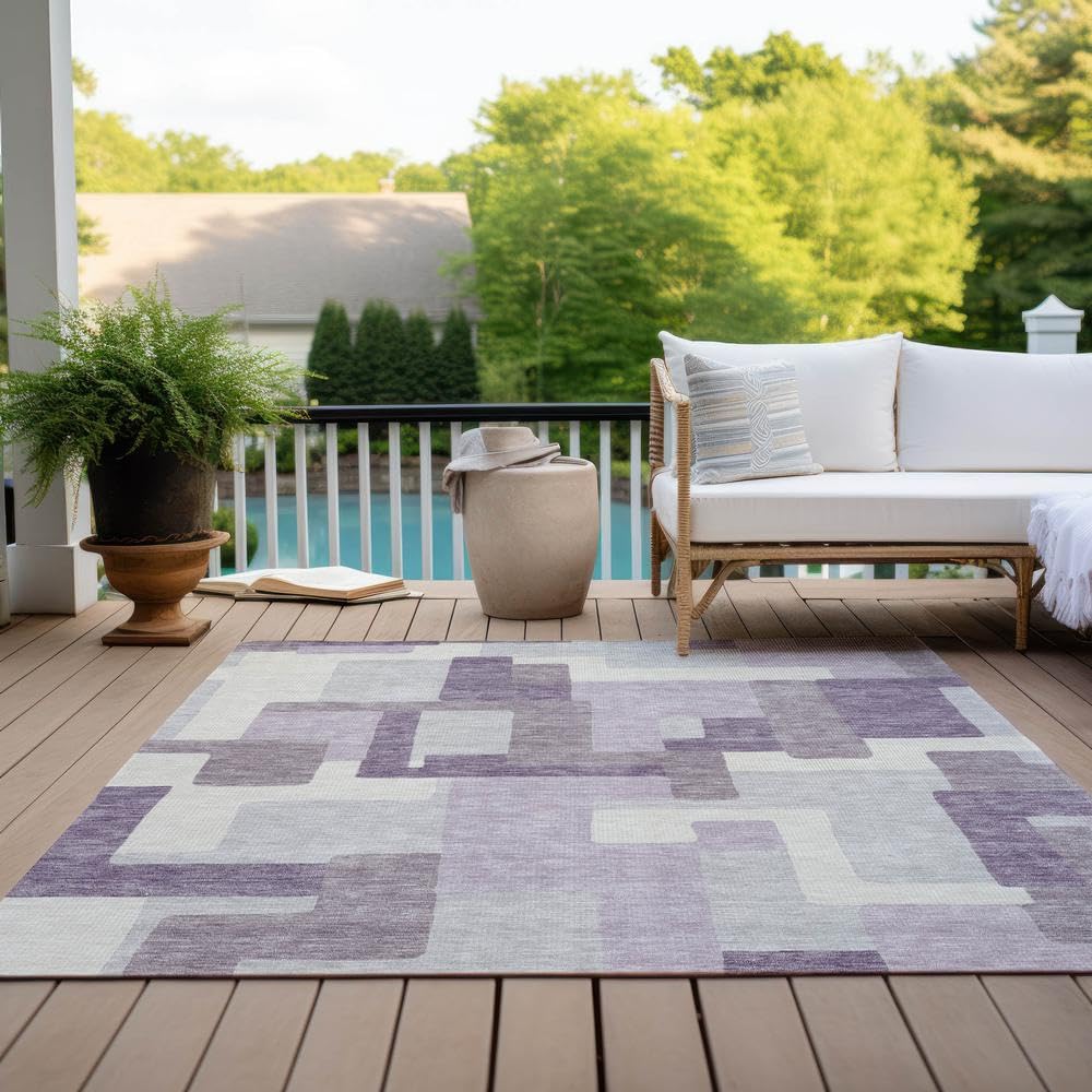Chantille ACN740 Purple 10' x 14' Rug
