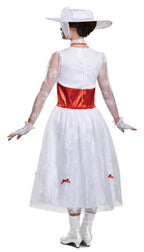 Disguise Disney Mary Poppins Deluxe Girls' Costume , White
