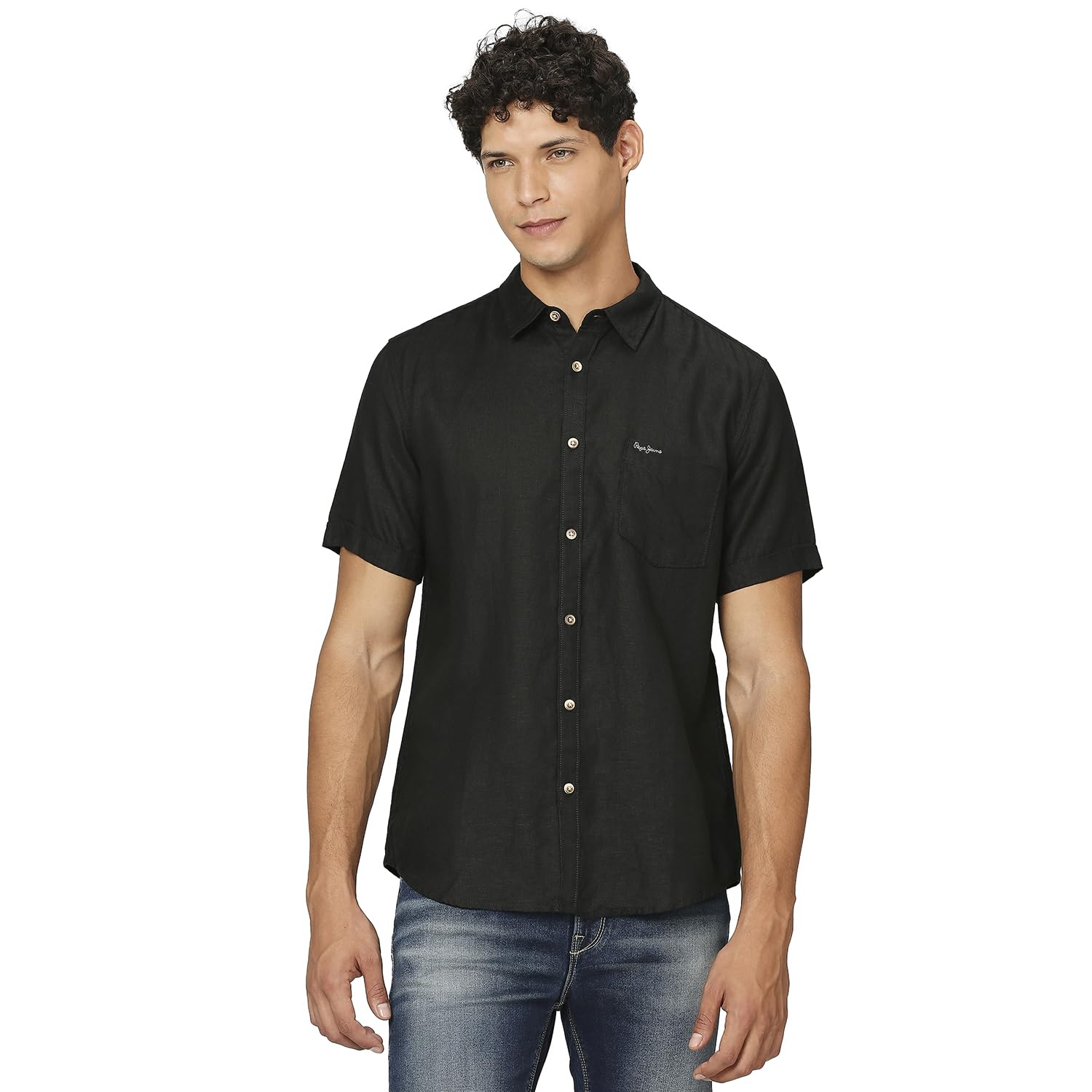 Kingsman Solid Linen Shirt