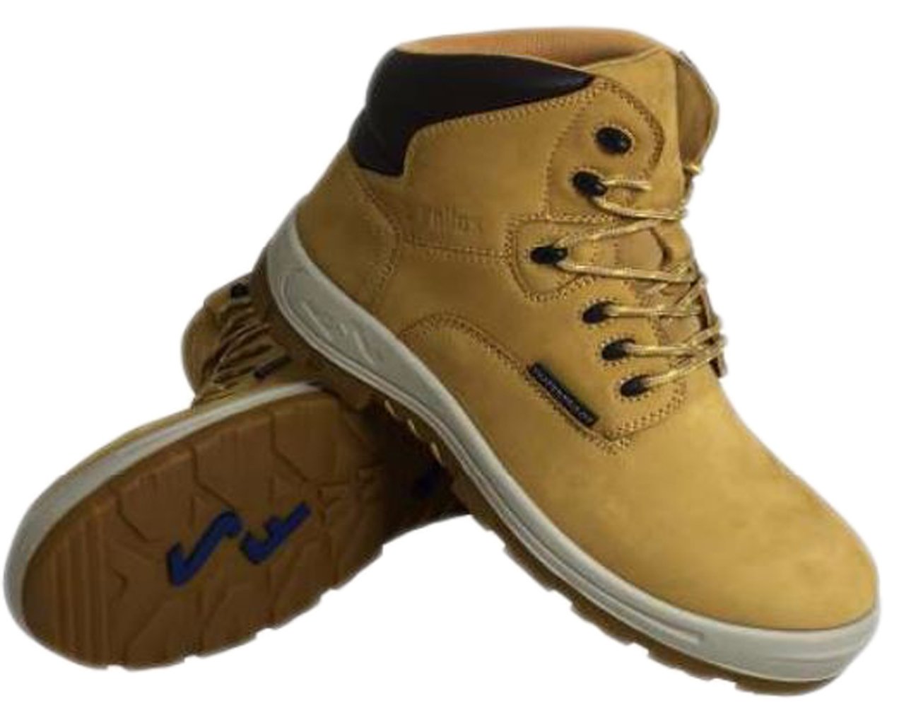 S Fellas by Genuine Grip 6052-11.5M Men&apos;s Poseidon Comp Toe Waterproof 6 in. Hiker Work Boot  Wheat - Size 11.5