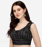 Pujia Mills Womens Silk Sequin Sleeveless Blouse