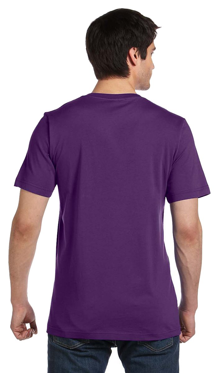 Unisex Jersey Short-Sleeve V-Neck T-Shirt - TRUE ROYAL - XS(D0102H7WcV6)