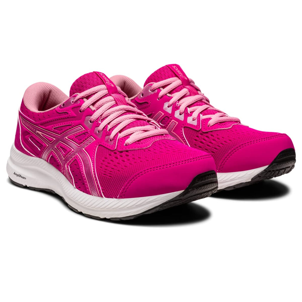 ASICS Women's Gel-Contend 8 Running Shoes, 6, Pink Rave/Pure Silver