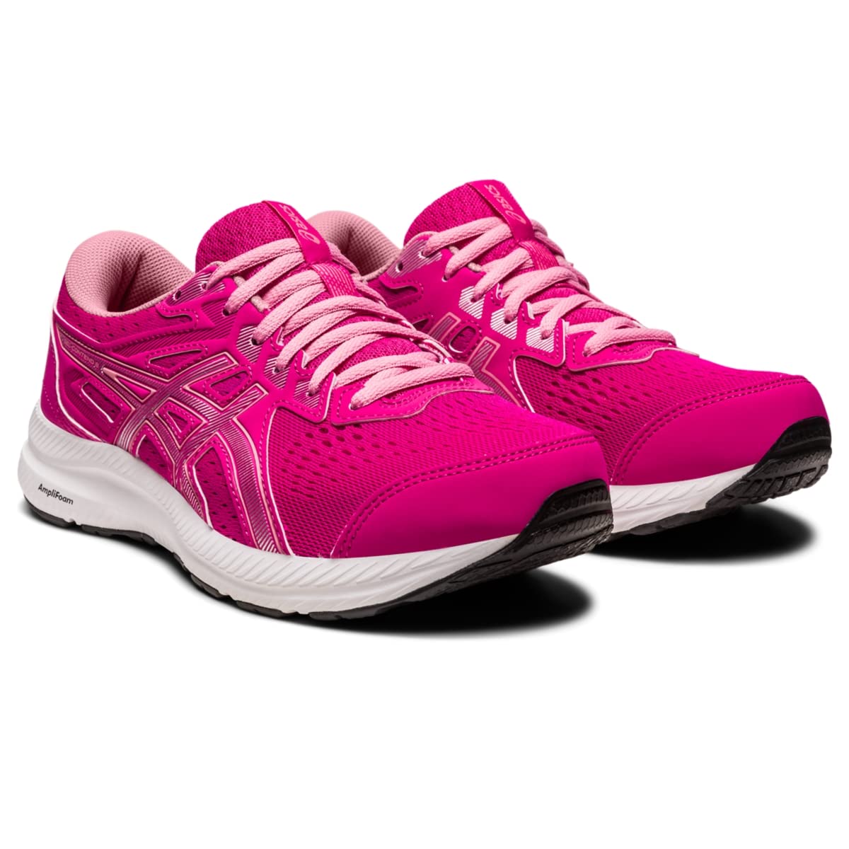 ASICS Women's Gel-Contend 8 Running Shoes, 6, Pink Rave/Pure Silver
