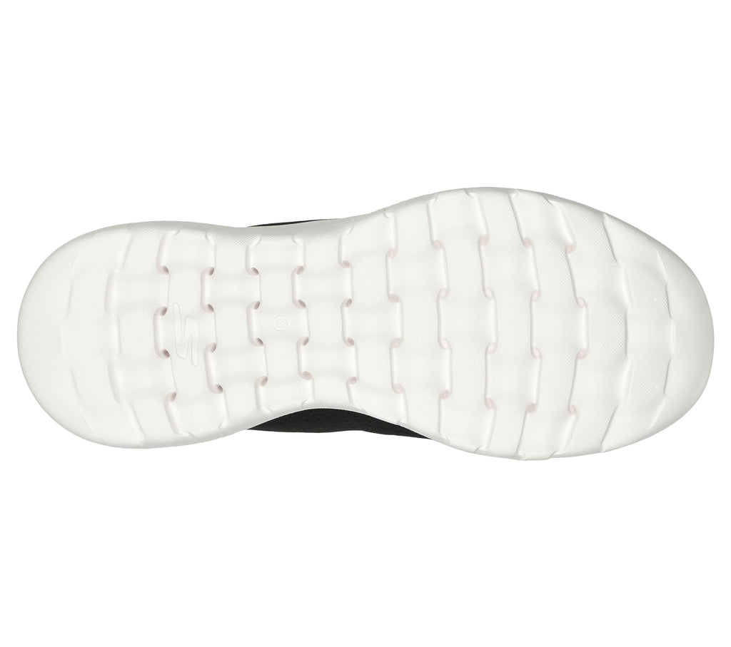 Skechers Women's Go Walk Joy-Ecstatic Sneaker, Black/White, 8 Wide