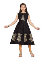 Aarika Girl'S Cotton Regular Shirt (Nv-Kurti-K-60_Black