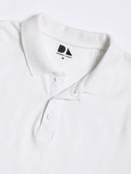 Dennis Lingo MenS Cotton Green Solid Polo T-Shirt