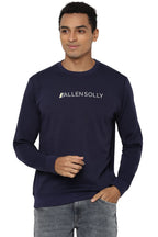 Allen Solly Men Printed Cotton Crew Neck T-Shirt