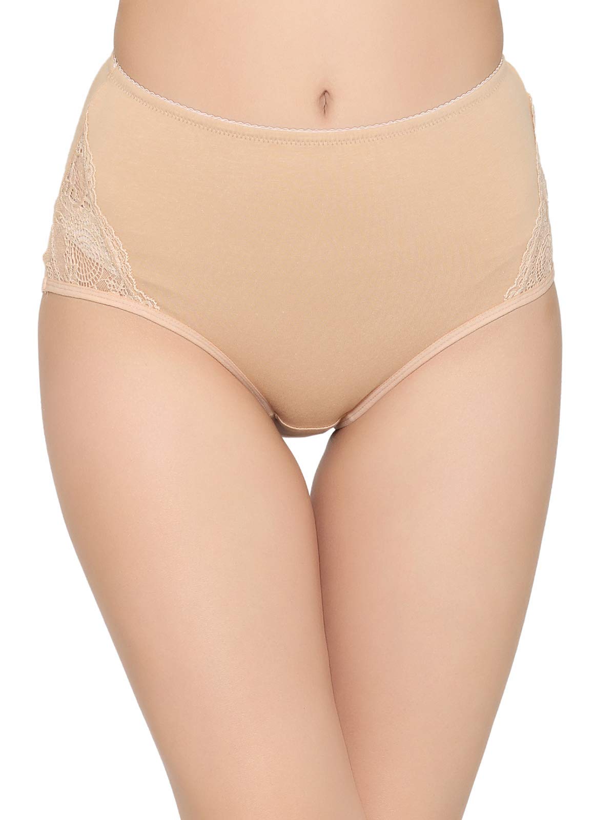 Clovia Womens Cotton Underwear (Pack of 1) (PN1057P24-XL_Beige_X-Large_Beige_XL)