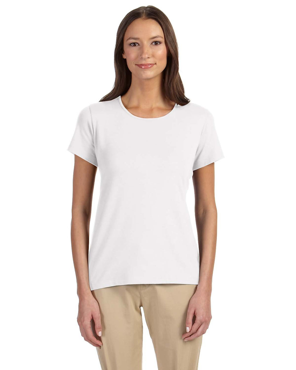 Ladies Perfect FitShell T-Shirt - WHITE - XS(D0102H76FBJ)