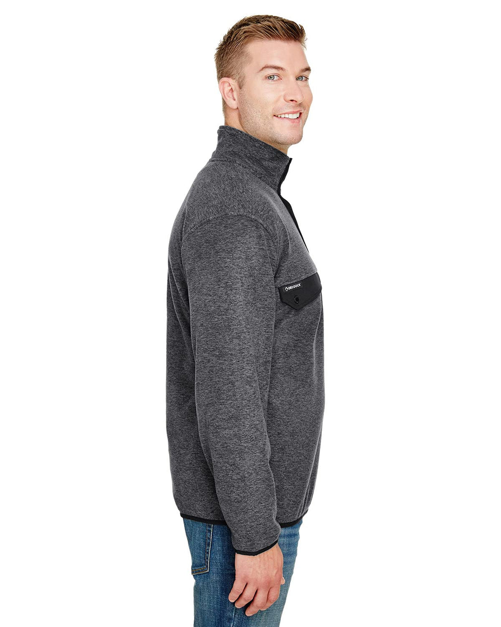 Mens Denali Full-Zip Fleece Jacket - cHARcOAL - S(D0102H78c3T)