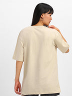 Juneberry Pack Of 2, 100% Pure Cotton, Round Neck, Oversized, Loose, Baggy Fit, Drop Shoulder, Graphic Printed, Half Sleeve T-Sh