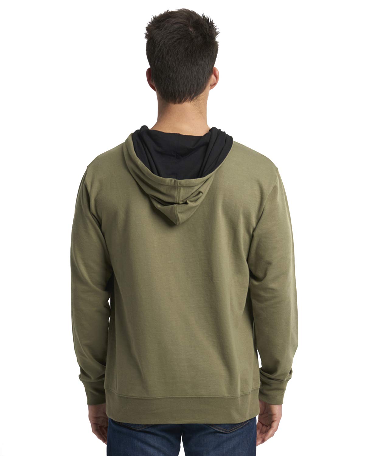 Unisex Laguna French Terry Pullover Hooded Sweatshirt - HTHR gREY BLAcK - XS(D0102H7NRQX)