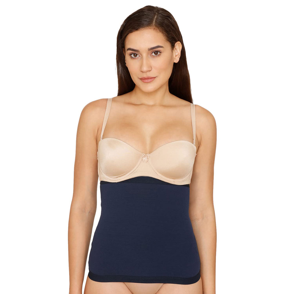 Zivame All Day Shaping Waist Cincher for Women - Sky Captain Blue