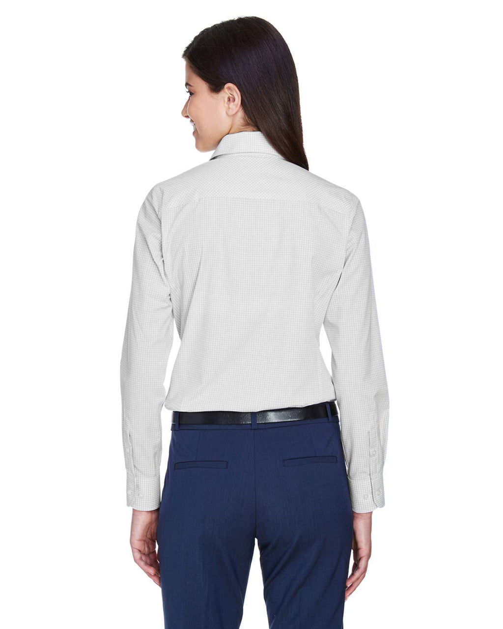 Ladies crown Woven collectioningham check - SILVER - S(D0102H7YET6)