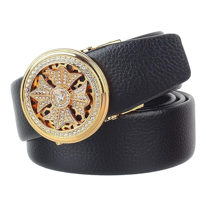 Niddleman 1813/ Trendy Unisex Artificial Leather Belt, Boys Belt For Casual Or Formal Classic Designs For Work & Business Casual 30