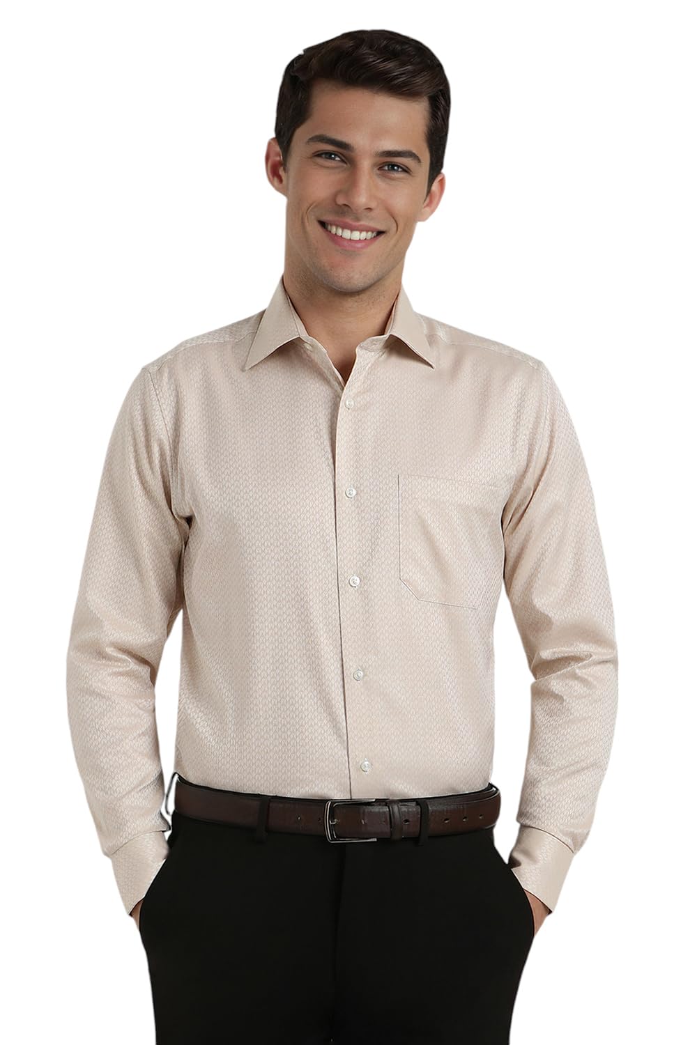 Allen Solly Men Printed Formal Full Sleeve Shirt