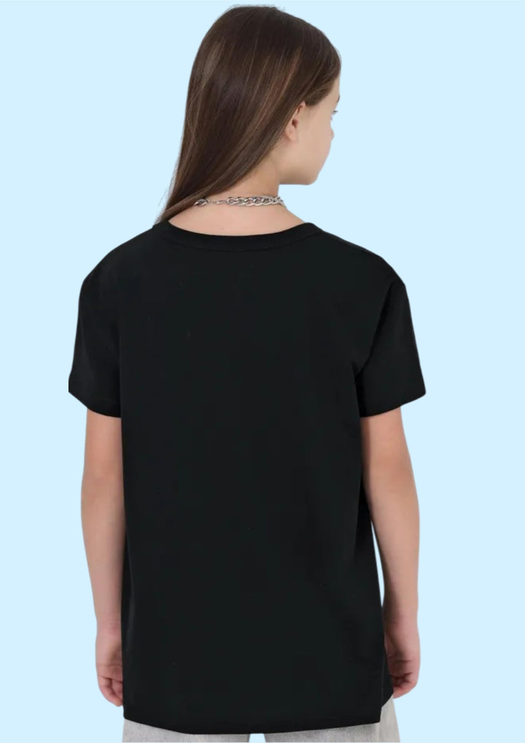 Uniplanet Store GirlS Cotton T Shirt With Half Sleeves Round Neck Tokyo Graphic Prints Regular Fit And Standard Length Black