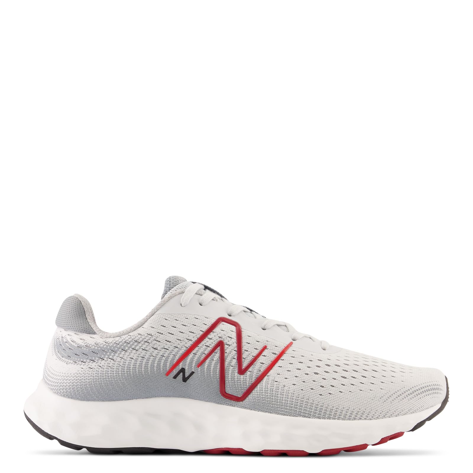 New Balance Men's 520 V8 Running Shoe, Grey/Red, 11 X-Wide