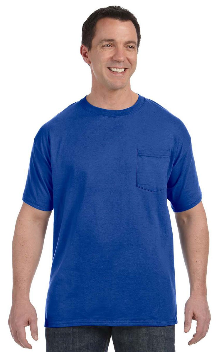 Mens Authentic-T Pocket T-Shirt - ASH - S(D0102H7KWE6)