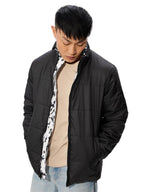The Souled Store Zebra Women and Girls Winter Reversible Puffer Jackets