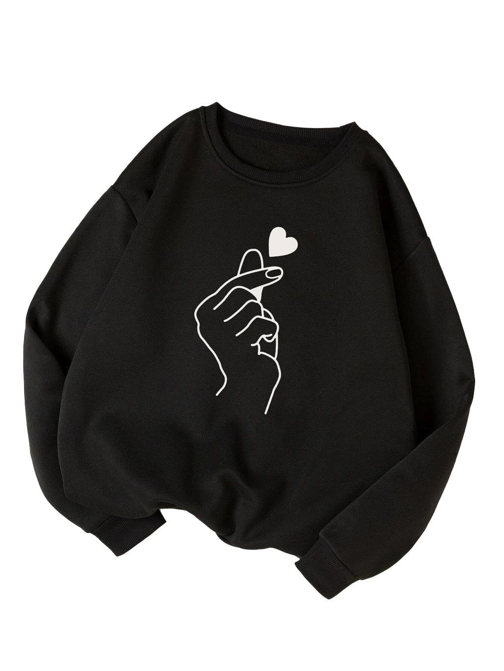 Kotty Women Full Sleeve Round Neck Pinted Sweatshirt