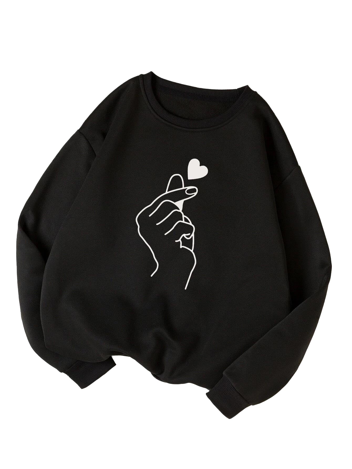 Kotty Women Full Sleeve Round Neck Pinted Sweatshirt