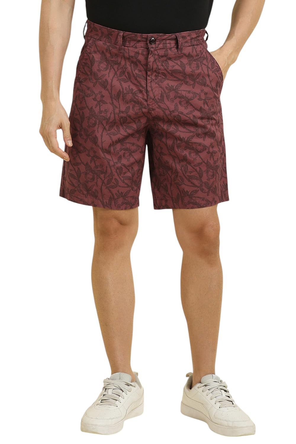 Allen Solly Men Regular Fit Printed Casual Shorts