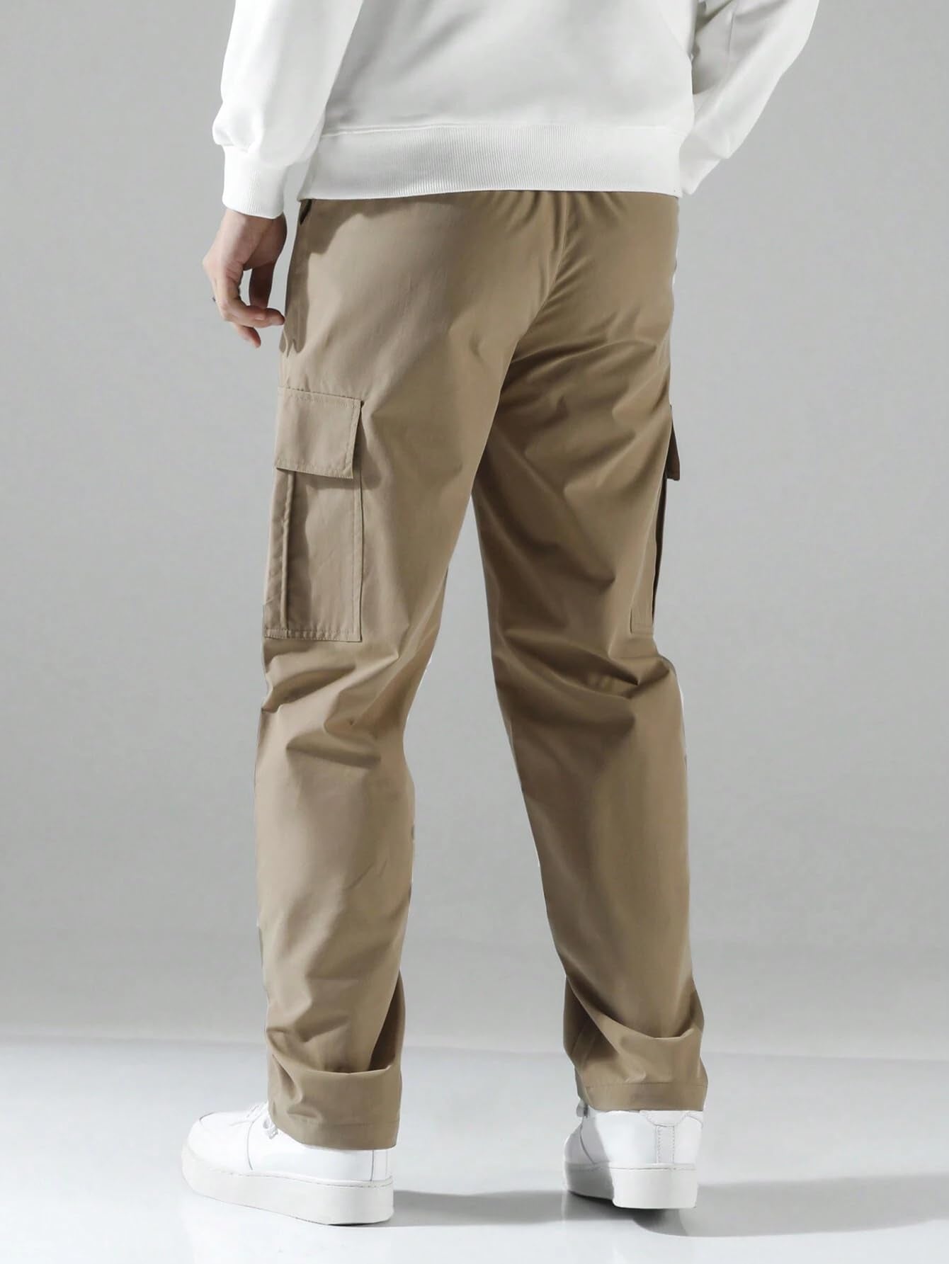 TAGAS Men Cargo Pants || Trousers Casual Pant || Cargo Pant || Pant || Track Pant for Man ||Men Cargo Pants Cotton||(MC-8) Khaki