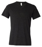 Unisex Triblend V-Neck T-Shirt - BLUE TRIBLEND - S(D0102H7W7IJ)