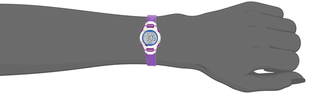 Armitron Sport Women's Quartz Sport Watch with Resin Strap, Purple, 12 (Model: 45/7012BPR)