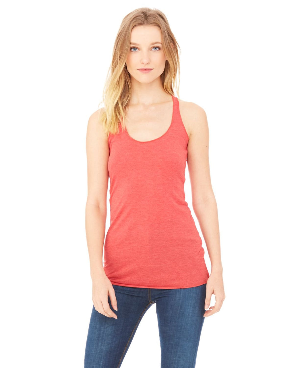 Ladies Triblend Racerback Tank - cHAR BLK TRIBLND - S(D0102H7WN68)