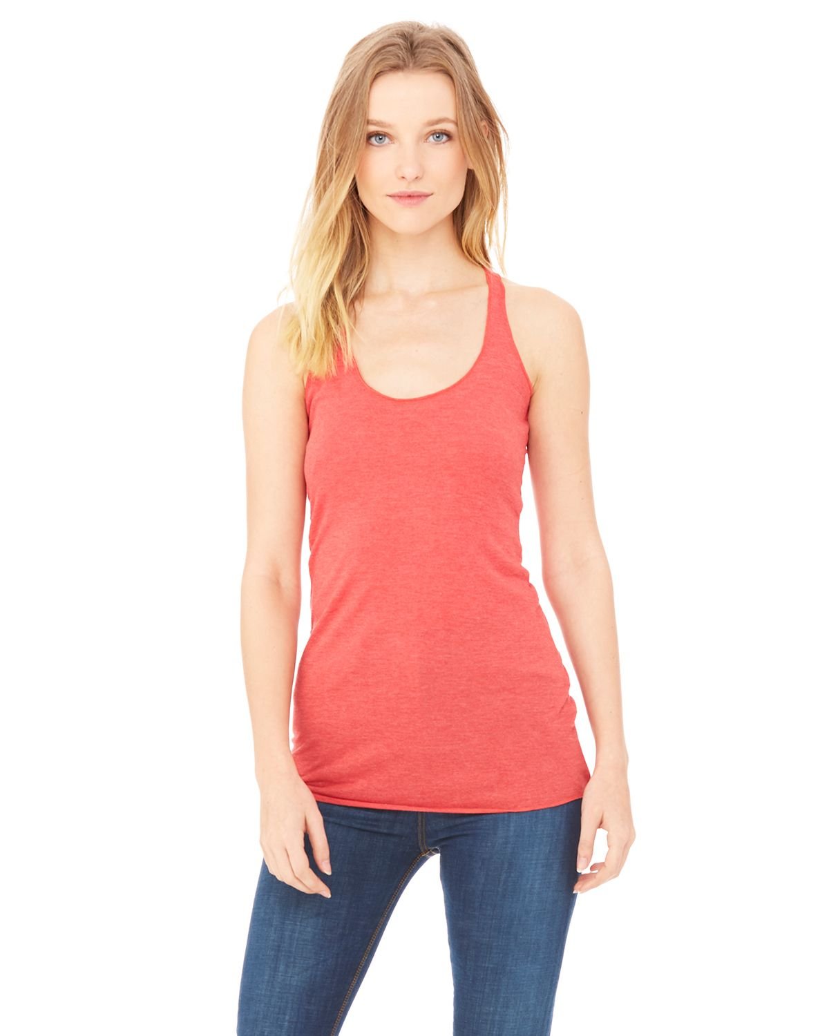 Ladies Triblend Racerback Tank - cHAR BLK TRIBLND - S(D0102H7WN68)