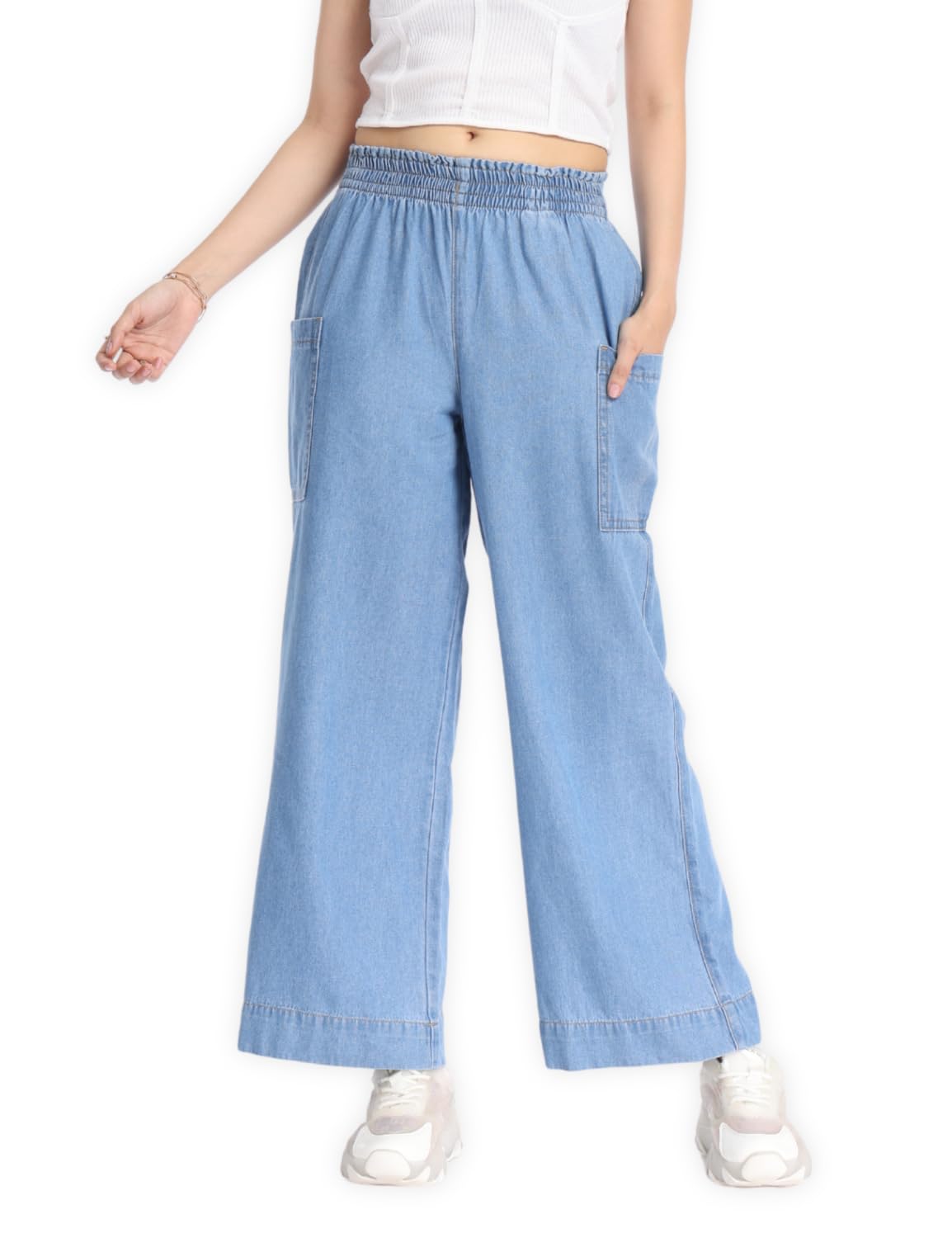 Inkd Regular WomenS Jeans (Inkss24Wjn-401_Denim Divine