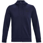 Under Armour Men's ArmourFleece Full Zip Hoodie, (410) Midnight Navy / / Black, Small