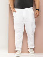 Thomas Scott Mens | Plus Size | Regular Fit | 100% Cotton | Breathable Fabric | Solid Color | Trouser | Chino | Casual Pants fo
