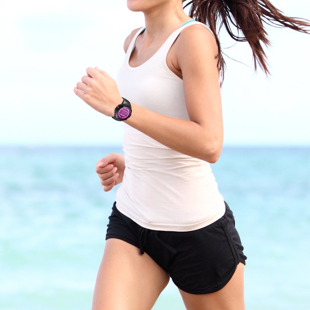 Pyle Digital Multifunction Sports Wrist Watch - Smart Fit Classic Men Women Sport Running Training Fitness Gear Tracker w/ Sleep