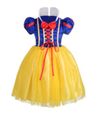 Dressy Daisy Toddler Little Girls' Princess Costume Fancy Dresses Up Halloween Party With Red Ribbon Size 5T