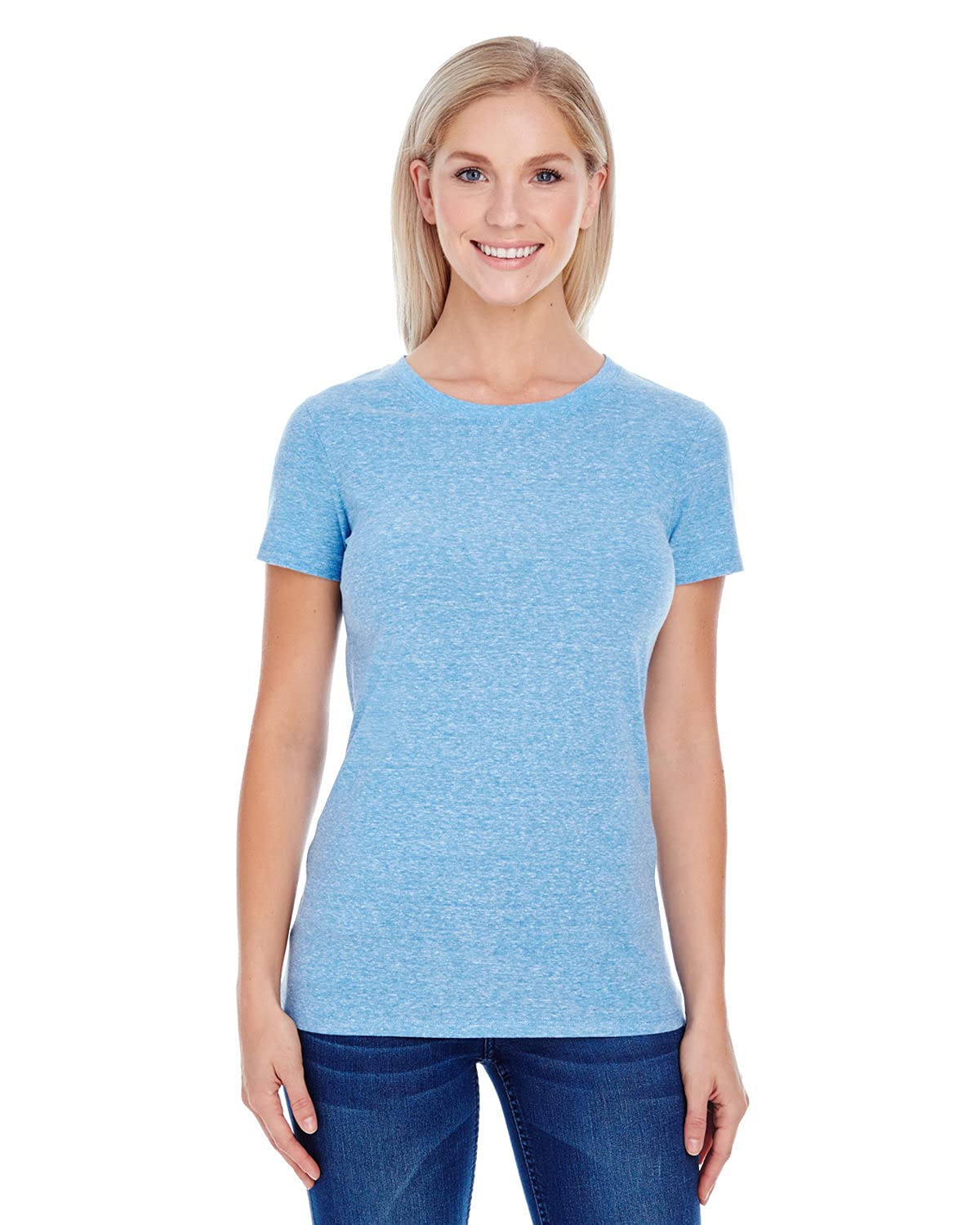 Ladies Triblend Short-Sleeve T-Shirt - cREAM TRIBLEND - 2XL(D0102H7K05T)