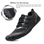 Oranginer Men's Zero Drop Shoes Barefoot Comfortable Five Toe Shoes for Men Black Size 12.5