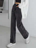 Kotty WomenS High Rise Mild Distress Jeans Metal Black