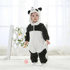 QZERPLAY Unisex Children Panda Halloween Costumes Cartoon Outfit Romper