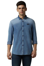 Allen Solly Men Solid Casual Cotton Full Sleeve Shirt