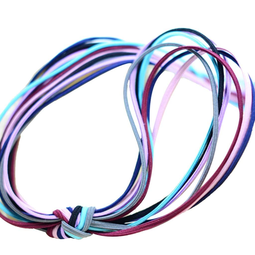 Enakshi 7 Pieces Candy Color Hair Holders High Elastic Rubber Bands For Hair Accessories Clothing, Shoes & Accessories | Womens  11