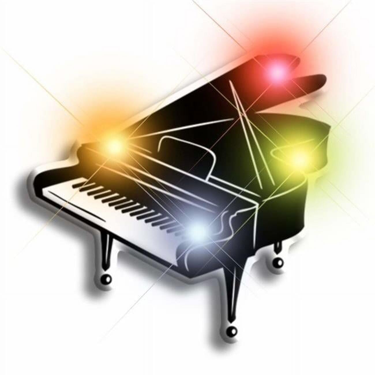 Piano Flashing Body Light Lapel Pins by Blinkee
