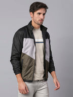 Dennis Lingo Polyester Regular Fit Full Sleeves MenS Color Block Shell Jacket With 2 Pockets - Lightweight Casual Winterwear Fo