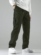 TAGAS Men Cargo Pants || Trousers Casual Pant || Cargo Pant || Pant || Track Pant for Man ||Men Cargo Pants Cotton||(MC-8) Green