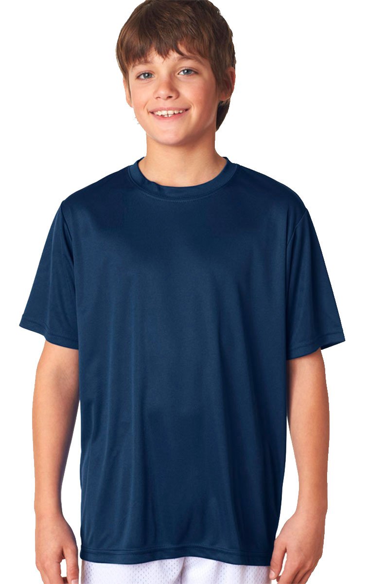Youth cooling Performance T-Shirt - gRAPHITE - S(D0102H7K9XX)